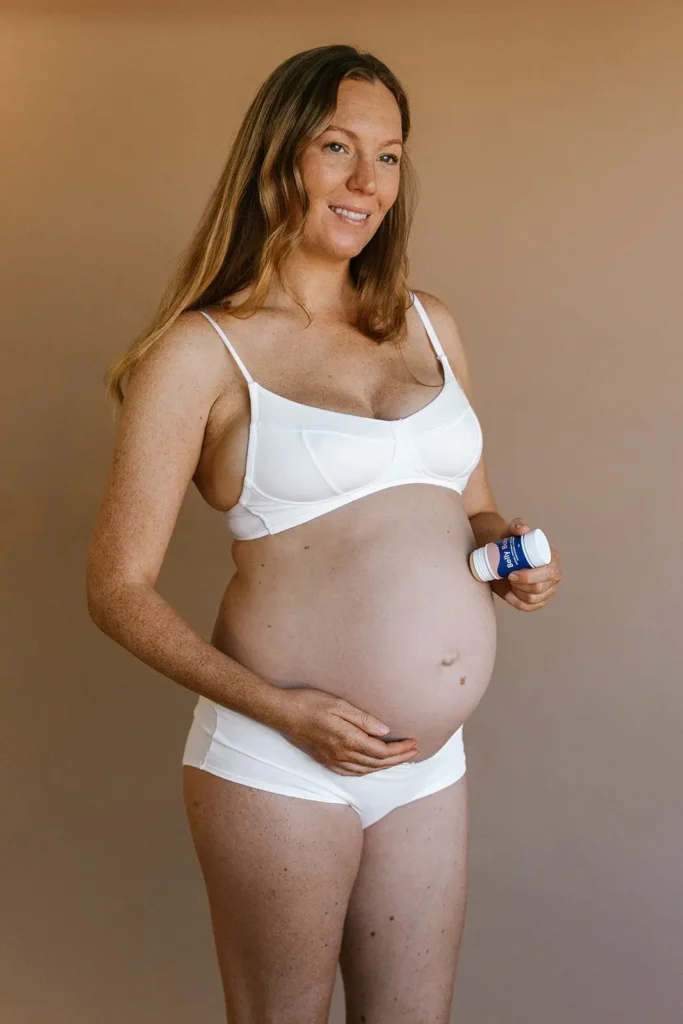Pregnancy Belly Balm for Christmas Glow and Holiday Skincare for expecting moms