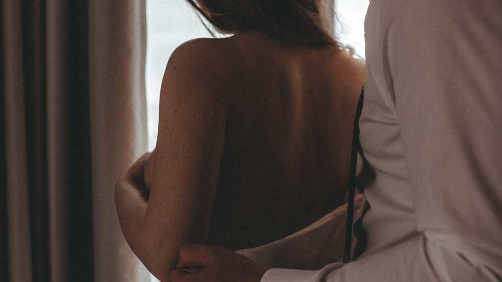 A couple in the bedroom