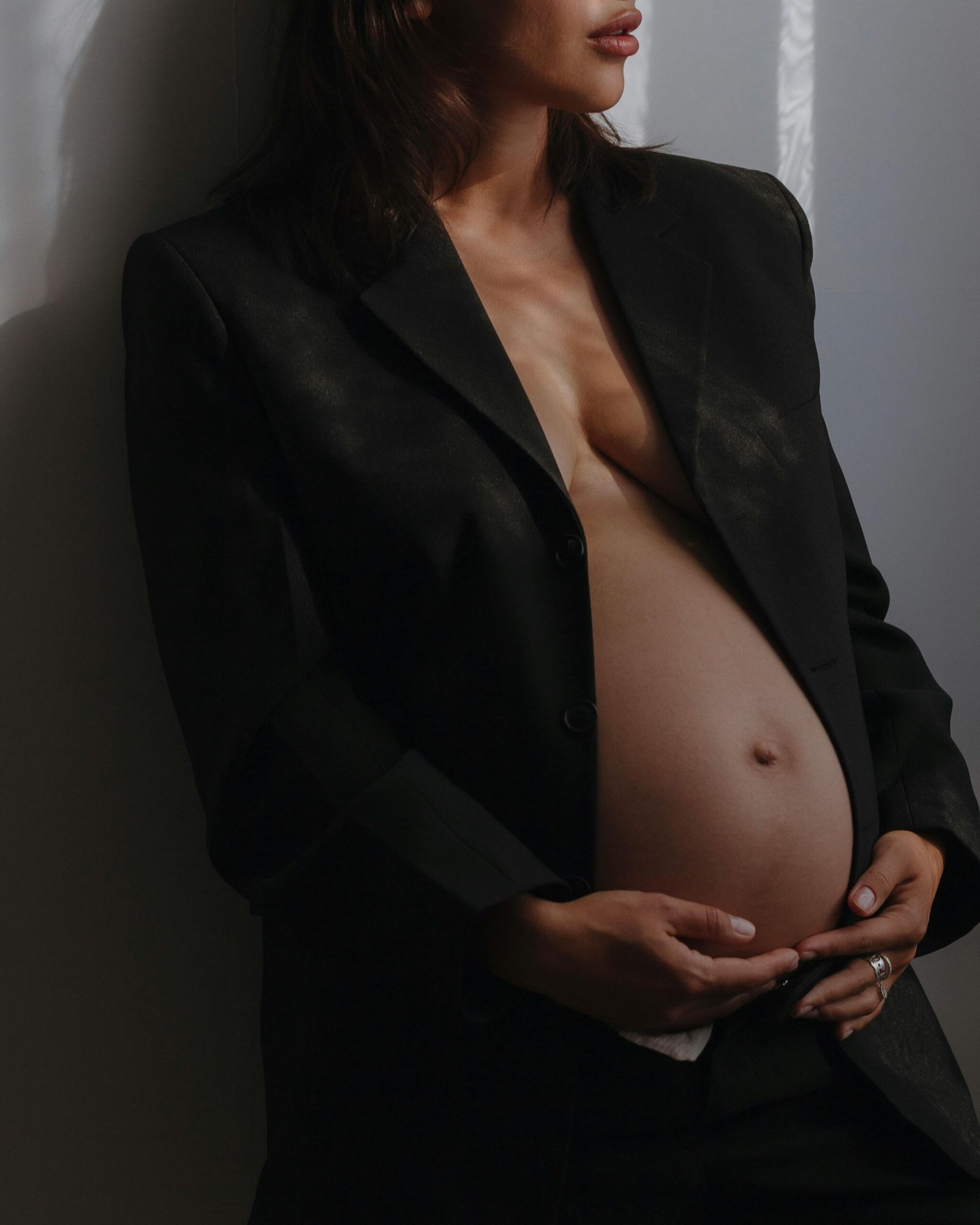 Pregnant women standing