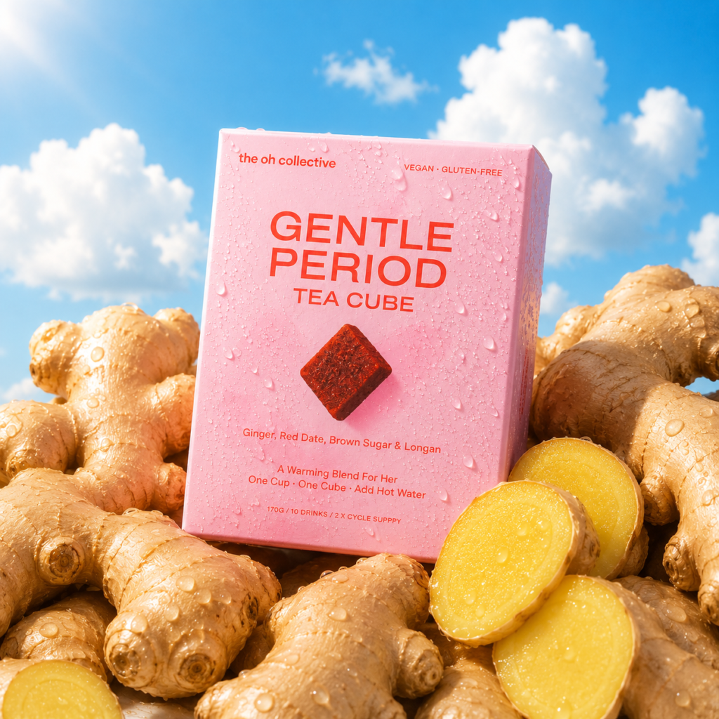 Ginger in Period Relief Tea Cubes